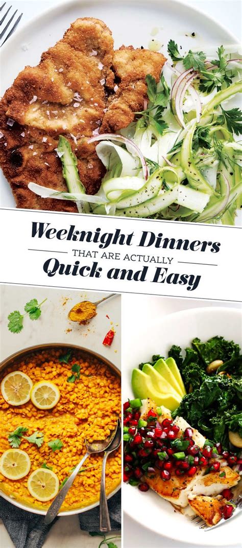 18 Quick Dinners You Can Actually Make After Work Quick Dinner