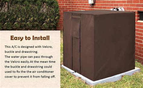 Brivic Air Conditioner Covers For Outside Unit Winter AC Covers For