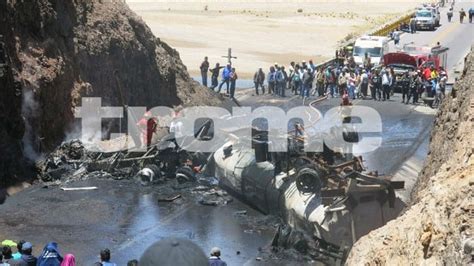 Cisterna Explota Y Chofer Muere Carbonizado En Puno FOTOS