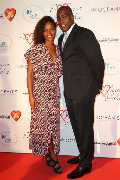 Photo Teddy Riner Et Sa Compagne Luthna Au Gala Par Coeur Pour Les