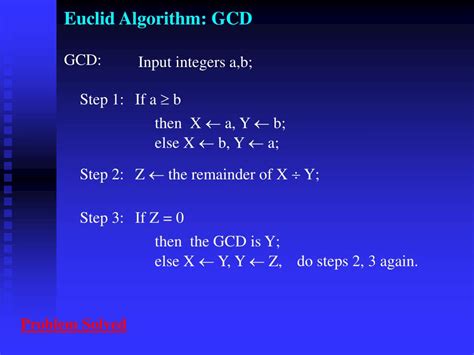 Ppt Euclid Algorithm Gcd Powerpoint Presentation Free Download Id