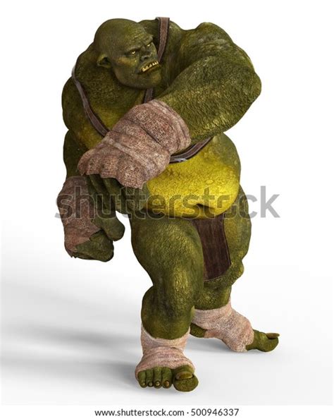 Ogre 3d Illustration Stock Illustration 500946337 Shutterstock