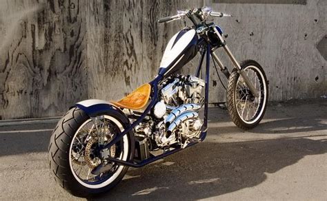 Cfl Blue White Built By West Coast Choppers Wcc Of U S A