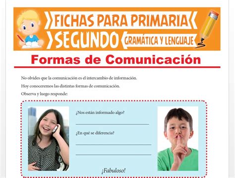 Ejemplos De Comunicacion Verbal Y No Verbal Para Primaria Nuevo Ejemplo