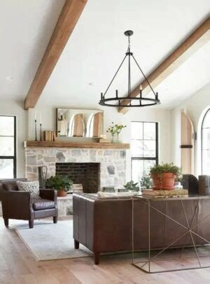 Welcoming Modern Farmhouse Living Rooms Shelterness