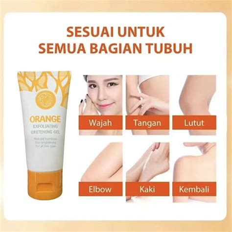 GENGAZ Orange Exfoliating Gel Scrub,Deep cleansing face scrub,Natural ...