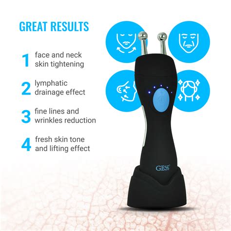 Facial Lifting Wrinkles removal EMS Microcurrent Therapy GESS M