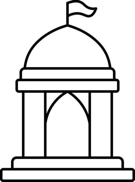 Hind Templo Icono En L Nea Arte Vector En Vecteezy