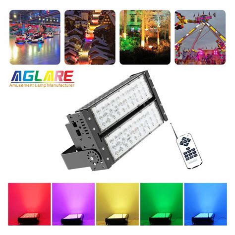 W Outdoor Led Projector Rgb Remote Led Flood Lights Rgb Color