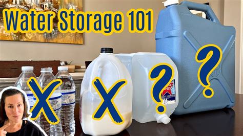 4 Best Ways To Store Water For An Emergency Storing Water Long Term