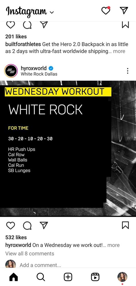 Pin By Catriona Hill On Hyrox Wednesday Workout Workout Fitness