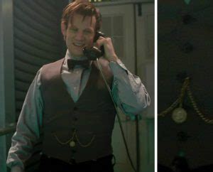 Eleventh Doctor Scales Waistcoat Analysis Buttons Doctor Who