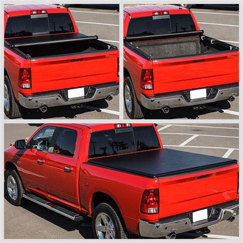 Soft Roll Up Black Pickup Truck Bed Tonneau Cover 04 15 Titan 57 Bed Tonneau Cover Truck