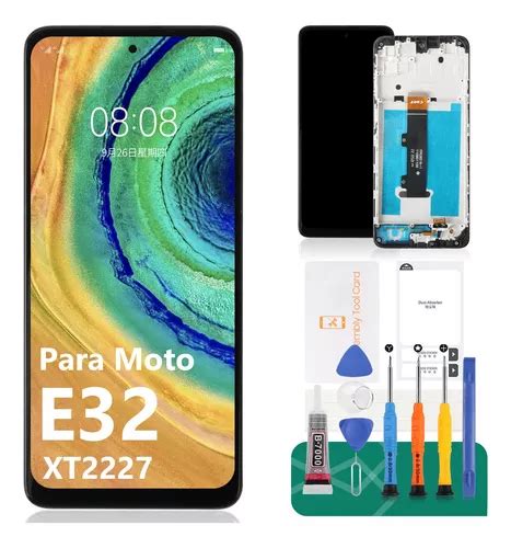 Para Moto E32 Xt2227 Pantalla Táctil Lcd Con Marco Original Envío gratis