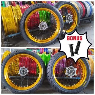 Jual Ban Set Supermoto Motor Klx Dtracker Crf L Wr Velg Set