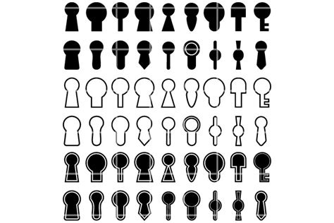 Keyhole Svg Keyhole Png Keyhole Cut File Keyhole Clipart