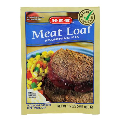 H E B Meatloaf Seasoning Mix Shop Spice Mixes At H E B