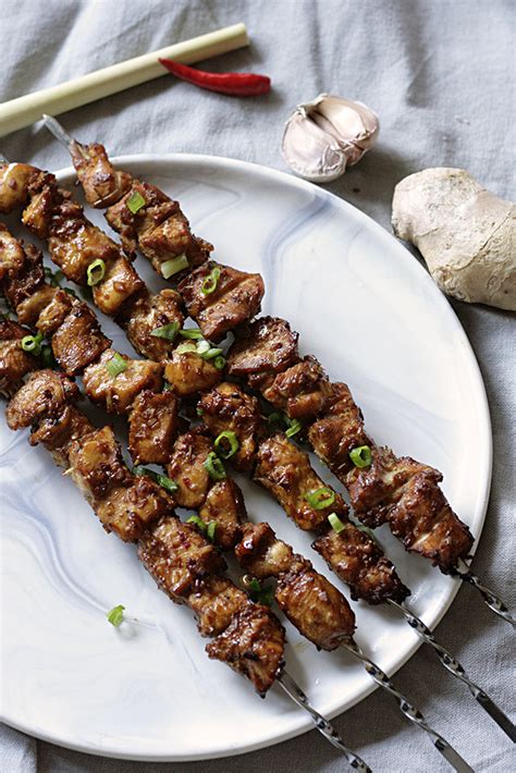 Lemongrass Ginger Chicken Skewers Lets Dine In