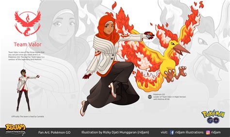 Leader Of Team Valor With Moltres By Ridjam On Deviantart