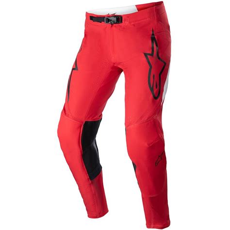 Pantalon Cross Supertech Risen Alpinestars Rouge Blanc Maxxess Fr