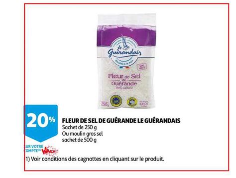 Promo Fleur De Sel De Gu Rande Le Gu Randais Chez Auchan Direct