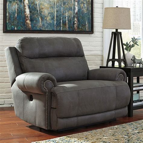 Theausteregrayzerowallreclinerbysignaturedesignbyashley