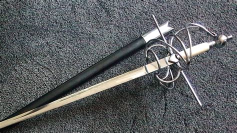 Silver Basket Swept Hilt Rapier New Shop Peroid Swords And Rapiers In