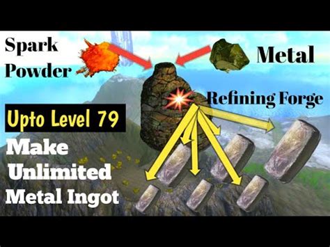 Easiest Way To Farming Metal Ingot In ARK Mobile YouTube