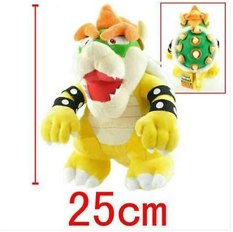 25 CM SUPER Mario Bros Peluche Bowser Koopa Bambola Giocattolo Morbido