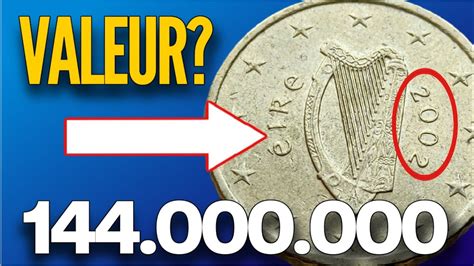 Pièce de 50 Centimes 2002 IRLANDE RARE 144 000 000 YouTube