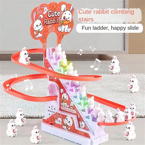 Small Ducks Climbing Toys Electric Ducks Chasing Race Track Game Set