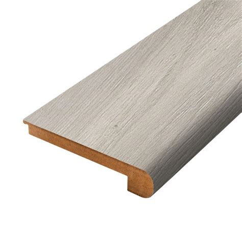 Mohawk Laminate Flush Stair Nose 96 Inch Whitewash Oak Onflooring