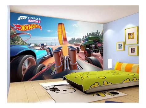 Papel De Parede Quarto Infantil Carrinhos Hot M Nhw Parcelamento Sem Juros