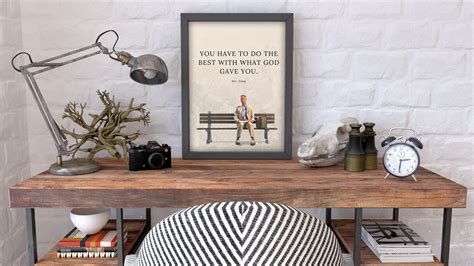 Forrest Gump Printable Art Movie Poster Movie Quote Large - Etsy