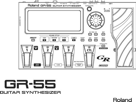 Manual Roland GR-55 (page 1 of 92) (Dutch)