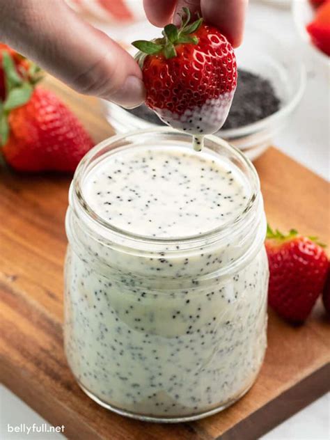 Creamy Poppy Seed Dressing Recipe Belly Full