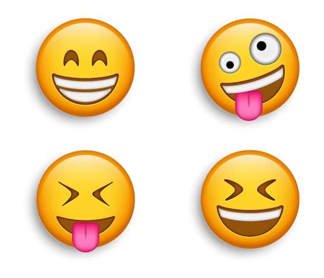 Emojis Populares Emoji Radiante Con Ojos Sonrientes Y Cara De Loco