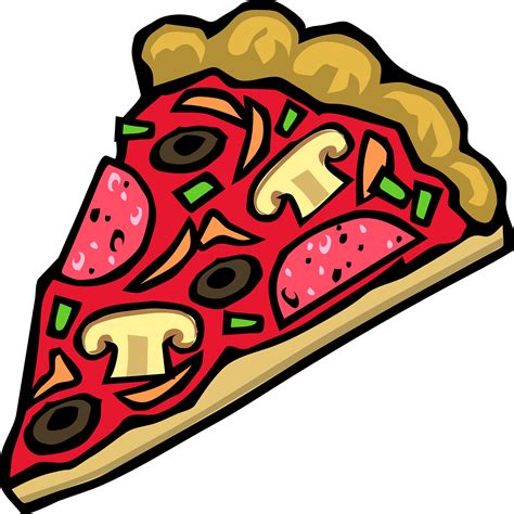 Pizza food slice drawing free image download