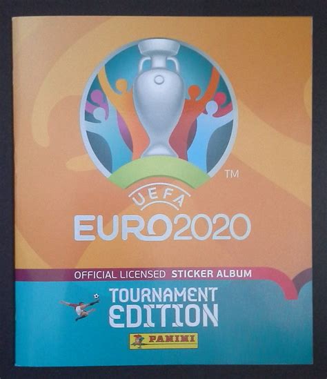 Panini Euro 2020 Sticker Album Tournament Edition With 6 Etsy