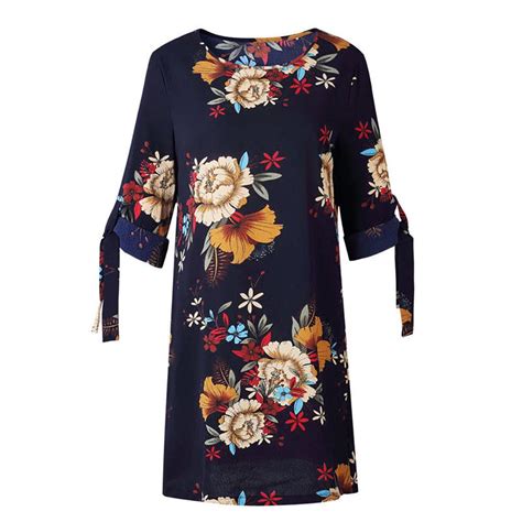 Buy Re Womens Floral Print Bowknot Sleeves Cocktail Mini Casual Party