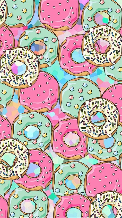 Pink Donuts Wallpaper