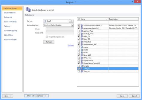 Combine Objects And Data From Multiple Sql Databases In A Single Sql Script Sql Script Sql