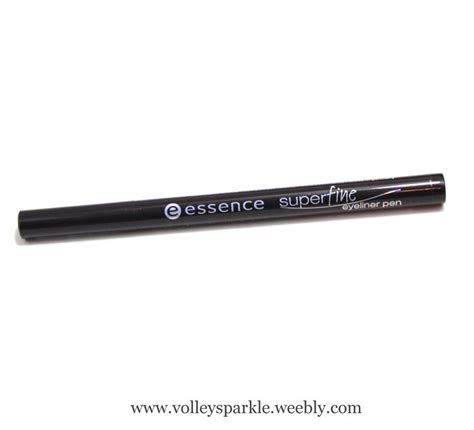 Essence Super Fine Liner Pen Review Photos And Swatches Fine Eyeliner Eyeliner Pen Swatch