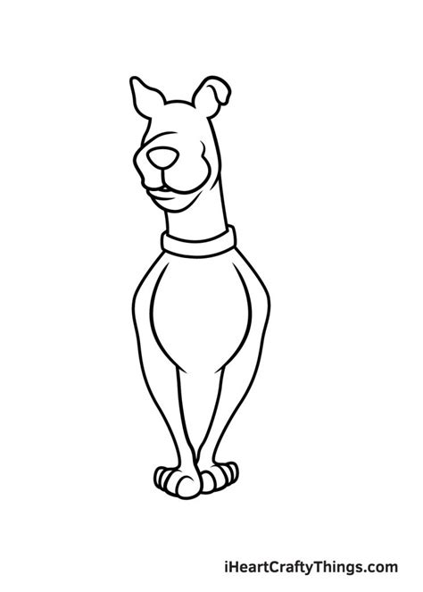 Scooby-Doo Drawing - How To Draw Scooby-Doo Step By Step