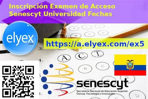 Inscripciones Examen Transformar Eaes Senescyt Cronograma