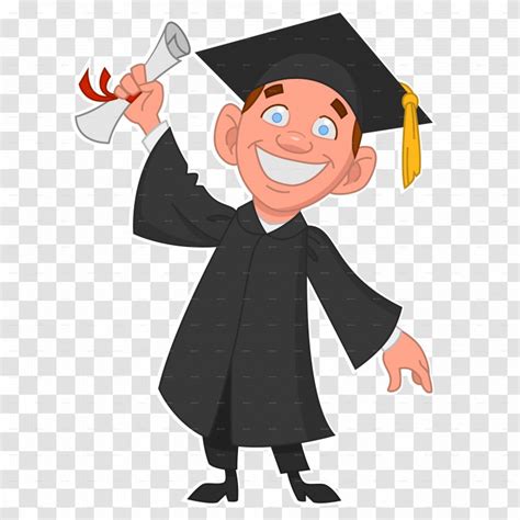 Graduation Ceremony Graduate University Diploma Clip Art Gentleman