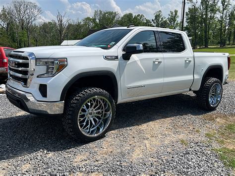 2020 GMC Sierra 1500 24x12 Vision Offroad Wheels LT35x12 50R24 Haida