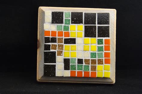 Tetris mosaic trivet $10.00 | Mosaic, Rubiks cube, Magick