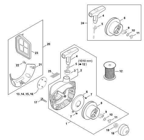 Stihl FS240 Rewind Starter Lawn Turfcare Machinery Parts