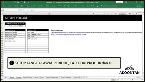 Ak Aw Xl Kalkulator Hpp Usaha Manufaktur Bahan Baku Bulanan Akoontan